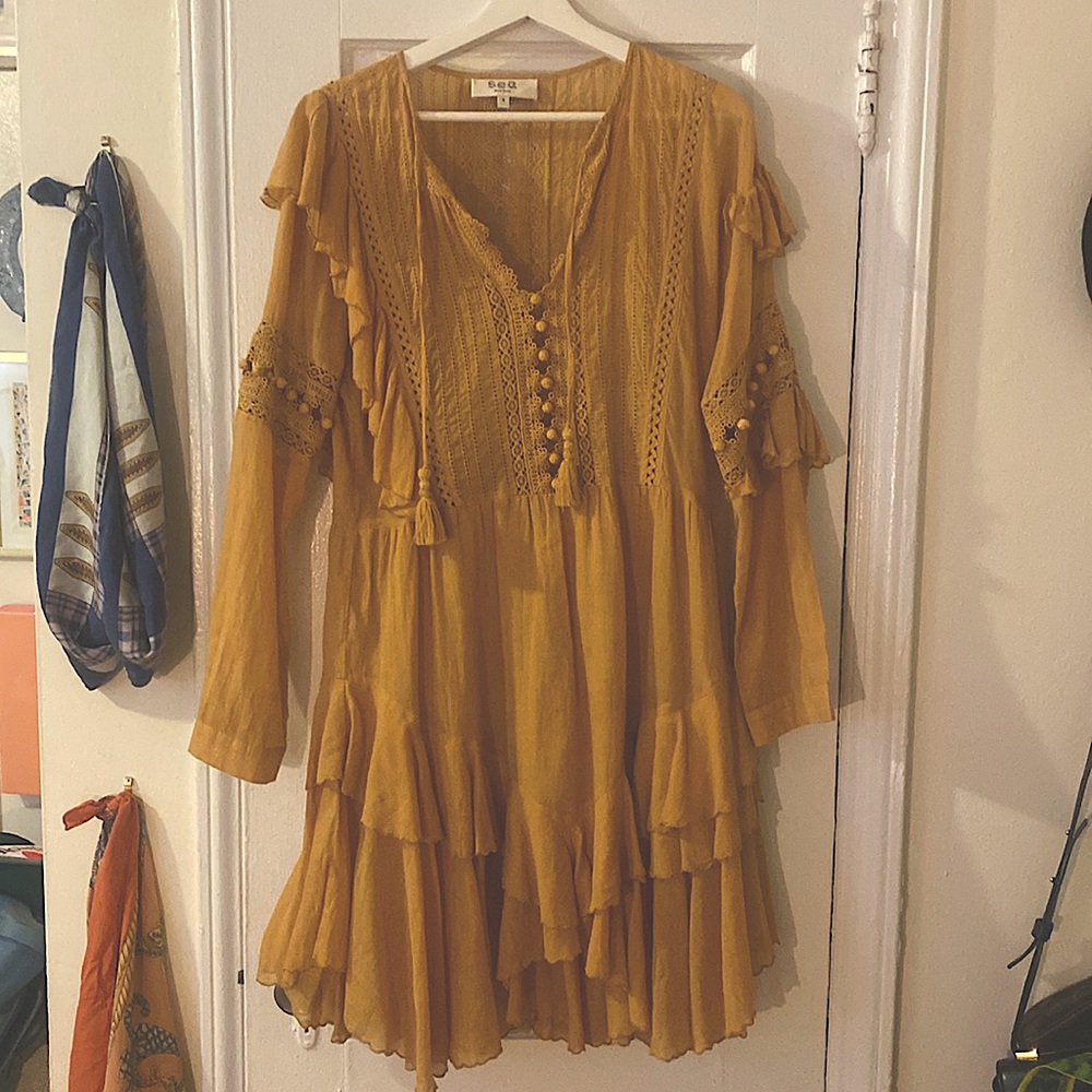 SEA New York Yellow Dress